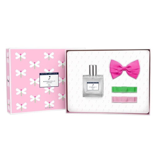 Jacadi - Coffret Mademoiselle Petite Libellule - Eau de Toilette 100 ml + 3 Barrettes