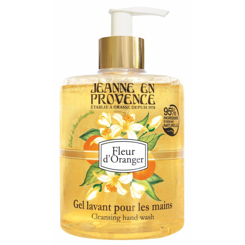 Jeanne en Provence - Gel lavant mains fleur d'oranger 500ml