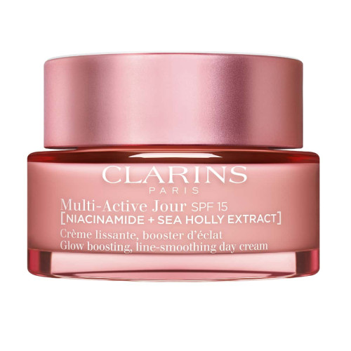 Clarins - Multi-Active Jour SPF 15 - Crème lissante, booster d’éclat Toutes Peaux