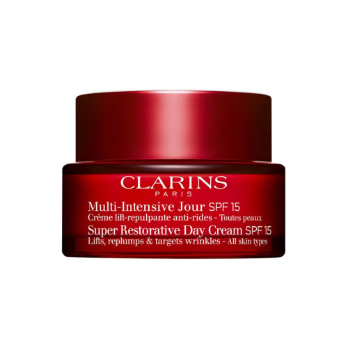 Clarins - Multi-Intensive Jour SPF15 - Crème lift-repulpante anti-rides - Toutes Peaux 50 ml